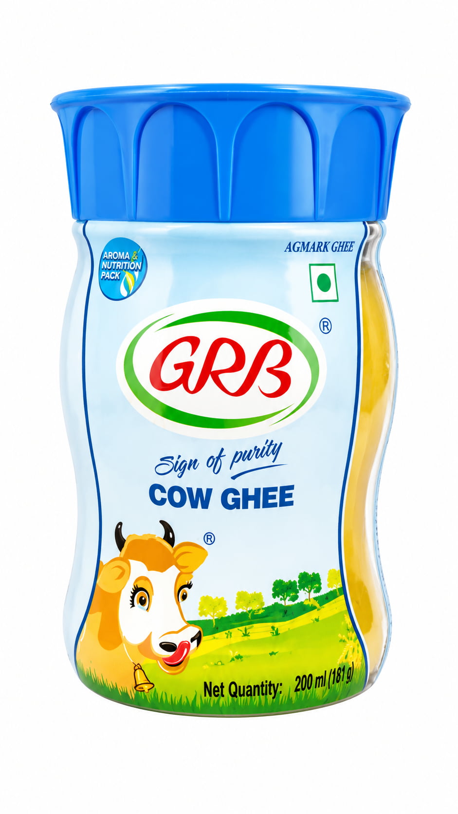GRB Ghee Bottle, 200Ml
